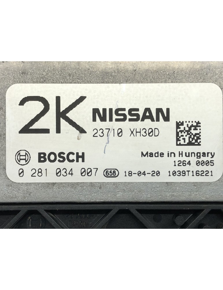 Centralita de motor Nissan 0281034007 0 281 034 007 23710XH30D 23710 XH30D