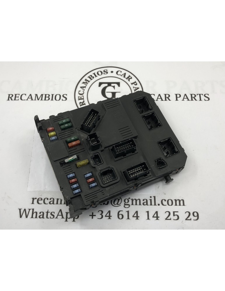 Caja relés fusibles Citroën Peugeot BSI E01-00 S118085320E 965367580 S118085320 E