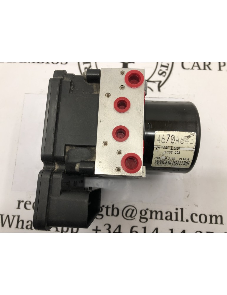 ABS Mitsubishi Peugeot Citroen 4670A643 06210221164 06210963493