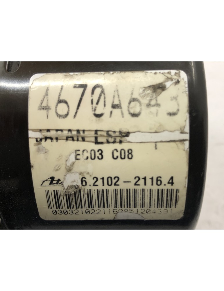 ABS Mitsubishi Peugeot Citroen 4670A643 06210221164 06210963493